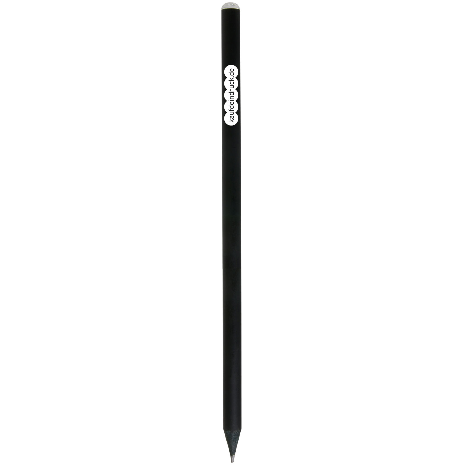 Bleistift KENTO schwarz Stift mit Glitzer mit Druck Werbung bedruckt