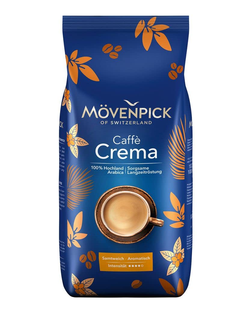Mövenpick Caffè Crema 1000g - Kaffee Crema - 100% ARABICA ganze Bohnen