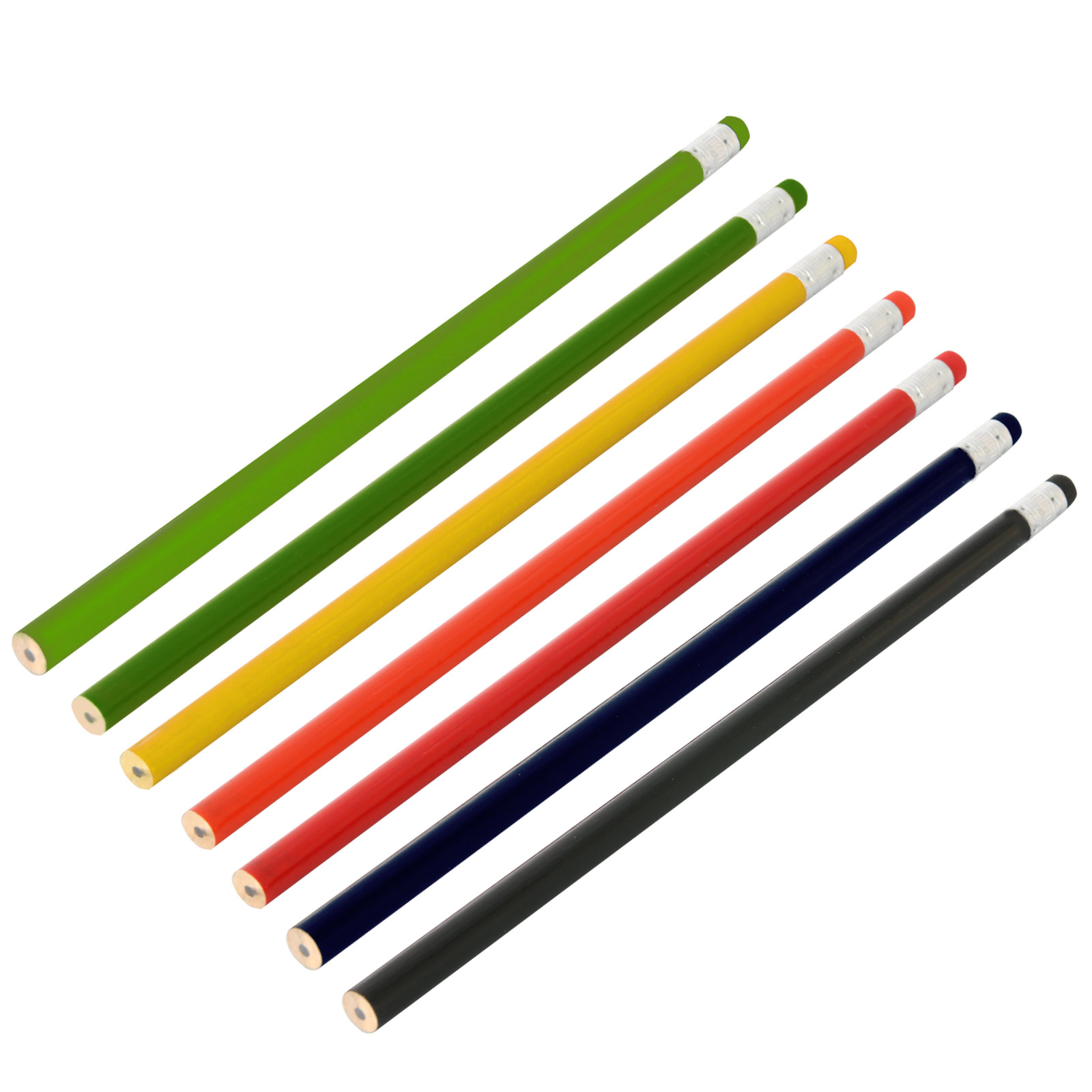 Bleistift THILDA mit Radiergummi farbig mit Druck Werbung