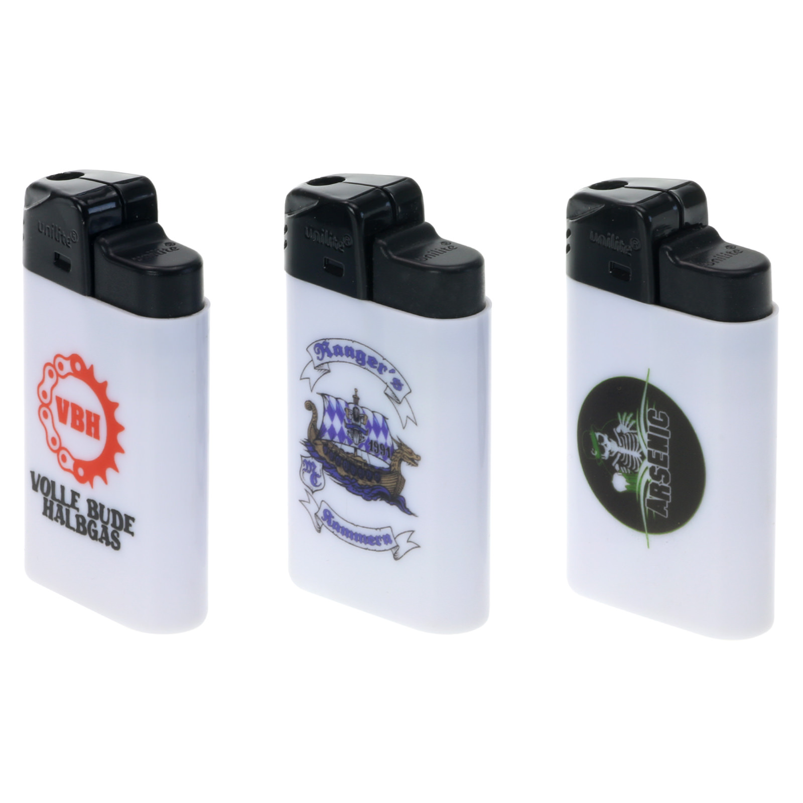 Elektronik Feuerzeug GIGANT inkl. 4-farbiger UV-Druck